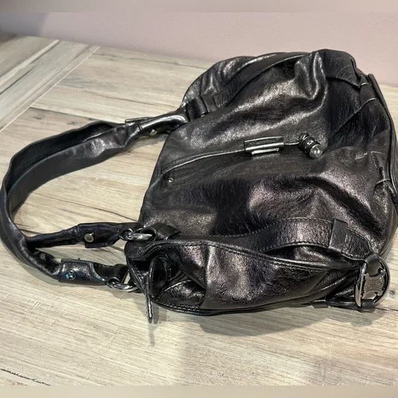 SOLD Celine Black Leather Bag - Picture 15 of 16